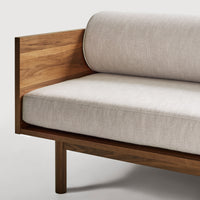 Souvenir Sofa in Landa Stone / Walnut - Angle 13