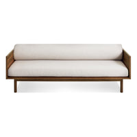 Souvenir Sofa in Landa Stone / Walnut - Angle 4
