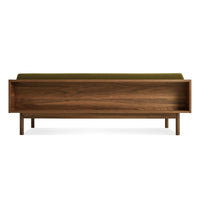 Souvenir Sofa in Loden Green Velvet / Walnut - Angle 6