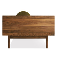 Souvenir Sofa in Loden Green Velvet / Walnut - Angle 9