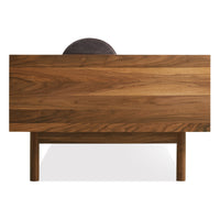 Souvenir Sofa en Storm Velvet / Walnut - ángulo 9