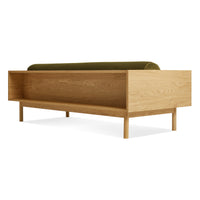 Souvenir Sofa in Loden Green Velvet / White Oak - Angle 5