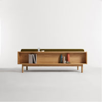 Souvenir Sofa in Loden Green Velvet / White Oak - Angle 11