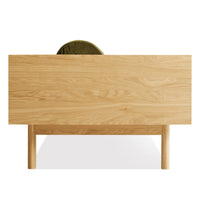 Souvenir Sofa in Loden Green Velvet / White Oak - Angle 9