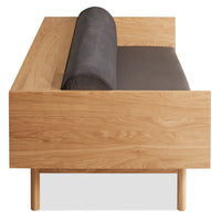 Souvenir Sofa en Storm Velvet / White Oak - ángulo 9