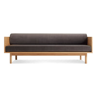 Souvenir Sofa en Storm Velvet / White Oak - ángulo 1