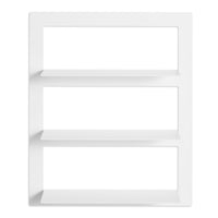 Shwall Shelf in White - Angle 3