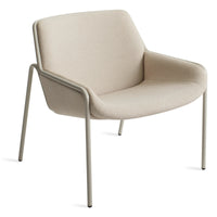 Tangent Lounge Chair in Maharam Candor in Cannoli - Angle 3
