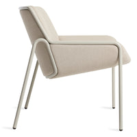 Tangent Lounge Chair in Maharam Candor in Cannoli - Angle 4
