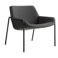 Tangent Lounge Chair in Maharam Meld in Panda - Angle 2