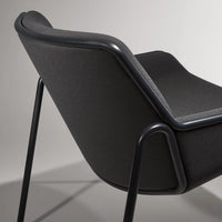 Tangent Lounge Chair in Maharam Meld in Panda - Angle 7