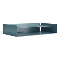 Tabs Monitor Riser in Marine Blue - Angle 3