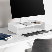 Tabs Monitor Riser in White - Angle 9