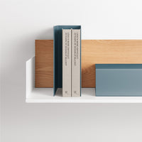 Tabs Bookends in Marine Blue - Angle 8