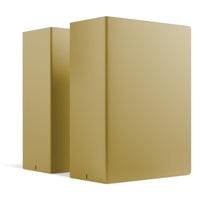 Tabs Bookends in Ochre - Angle 4