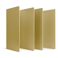 Tabs Bookends in Ochre - Angle 2