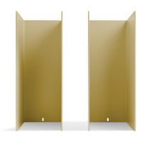 Tabs Bookends in Ochre - Angle 1
