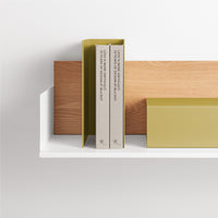 Tabs Bookends in Ochre - Angle 8