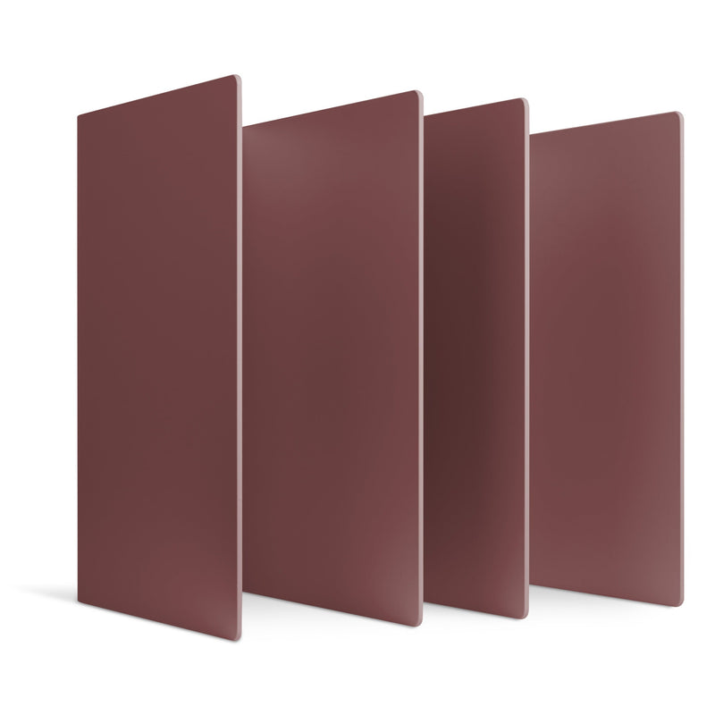 Tabs Bookends in Oxblood - Angle 2