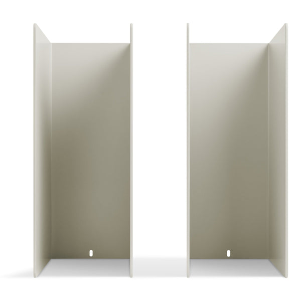 Tabs Bookends in Putty - Angle 1