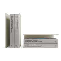 Tabs Bookends in Putty - Angle 6