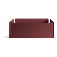 Tabs Tray en Oxblood - ángulo 1