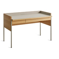 Tabloid Desk en White Oak / Putty - ángulo 5