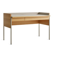 Tabloid Desk en White Oak / Putty - ángulo 4