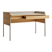 Tabloid Desk en White Oak / Putty - ángulo 6