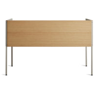 Tabloid Desk en White Oak / Putty - ángulo 11