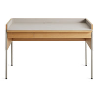 Tabloid Desk en White Oak / Putty - ángulo 3