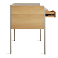 Tabloid Desk en White Oak / Putty - ángulo 9