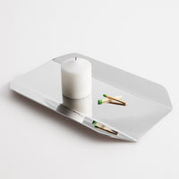 Twofold Large Tray in Stainless - Angle 7