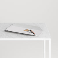 Twofold Large Tray in Stainless - Angle 9