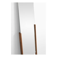 TDH Leaning Mirror in Walnut - Angle 3