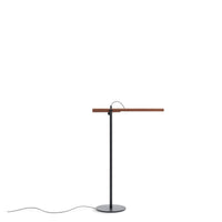 Type A Task Floor Lamp in Walnut / Oblivion - Angle 11