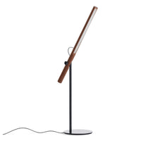 Type A Task Table Lamp in Walnut / Oblivion - Angle 8