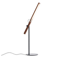 Type A Task Table Lamp in Walnut / Oblivion - Angle 9