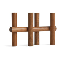 Tally Candelabra in Walnut - Angle 3