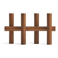 Tally Candelabra in Walnut - Angle 1