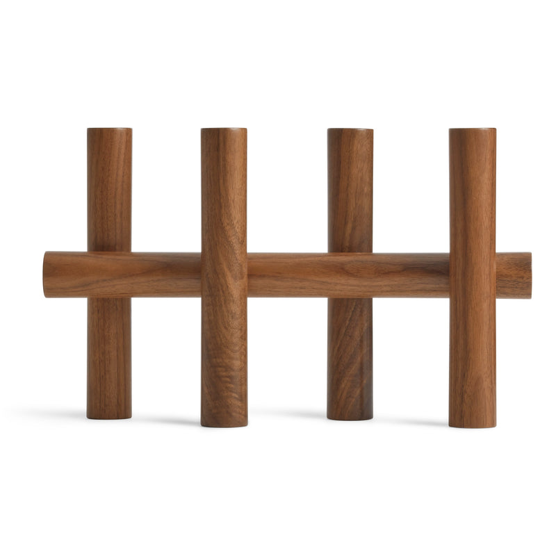Tally Candelabra in Walnut