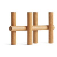 Tally Candelabra in White Oak - Angle 3