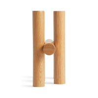 Tally Candelabra in White Oak - Angle 5