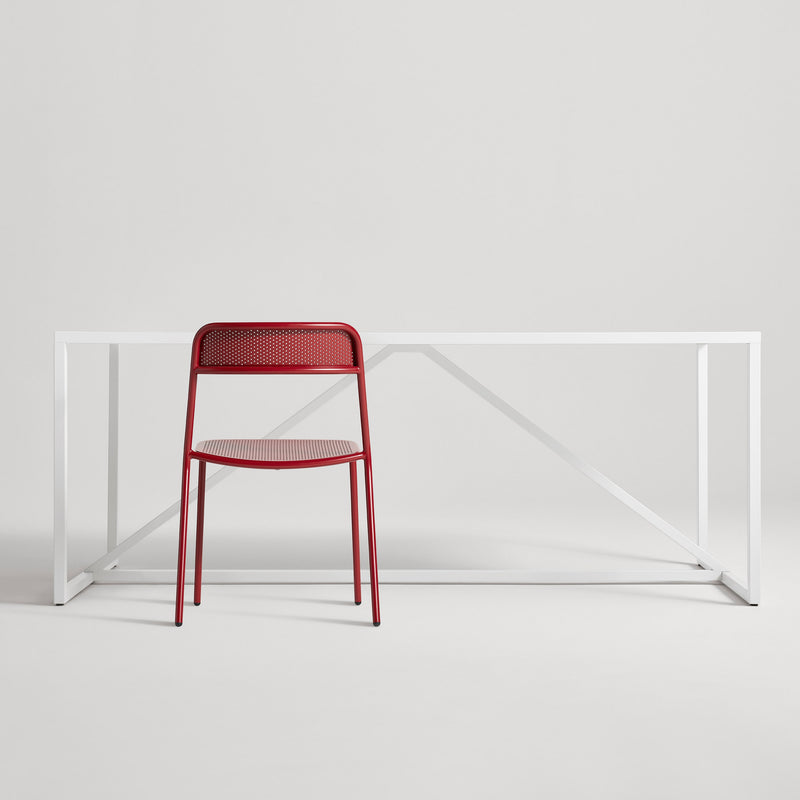 Trim Chair in Carmine