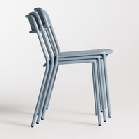 Trim Chair in Grey Blue - Angle 7