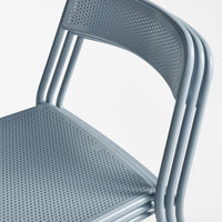 Trim Chair in Grey Blue - Angle 8
