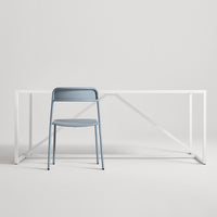 Trim Chair in Grey Blue - Angle 2