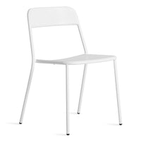 Trim Chair in White - Angle 1