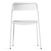 Trim Chair in White - Angle 6