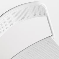 Trim Chair in White - Angle 9